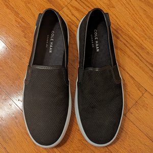 NWOB Cole Haan Grand Crosscourt Flatform Slip-On Sneaker, Black, Size 10